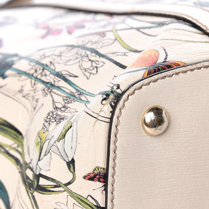 Gucci Calfskin Flora Infinity Medium Nice Tote Off White 18 of 21