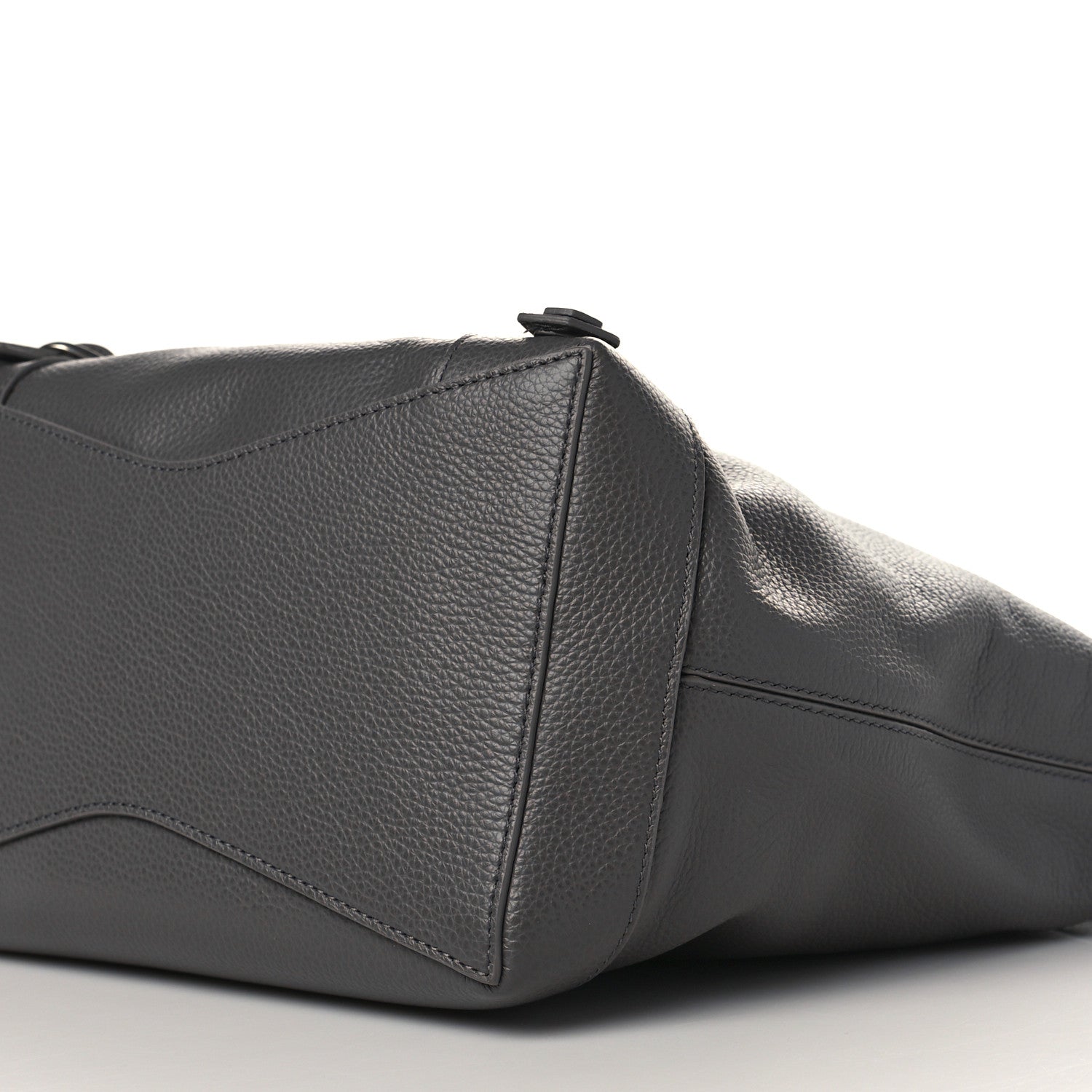 Balenciaga Grained Calfskin Silver Hardware Small Neo Classic Hobo Dark Grey 9 of 9