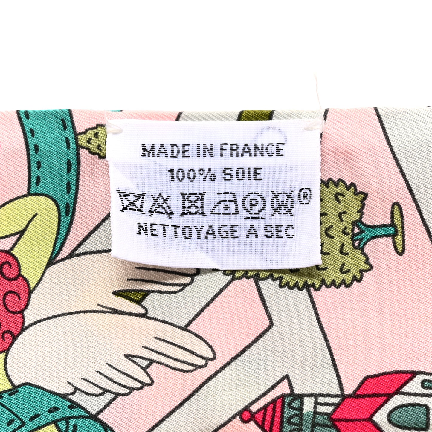 Silk Les Nouveaux Amoureux de Paris Twilly Rose Pale Vert Rose