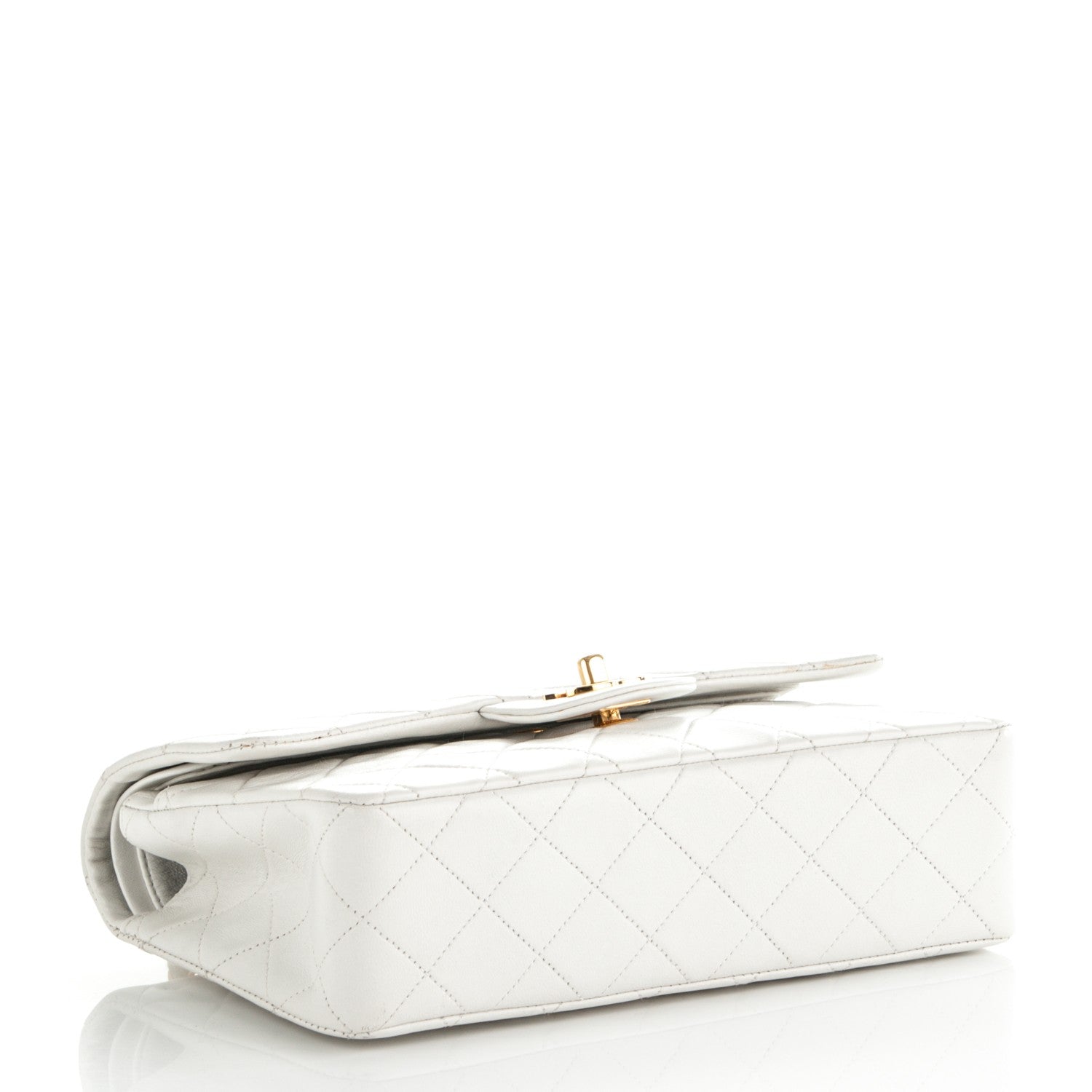 Chanel Lambskin Quilted Small Double Flap White 4 of 7