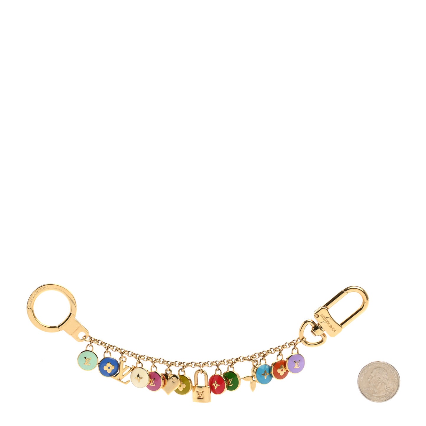 Pastilles Key Chain Bag Charm Multicolor