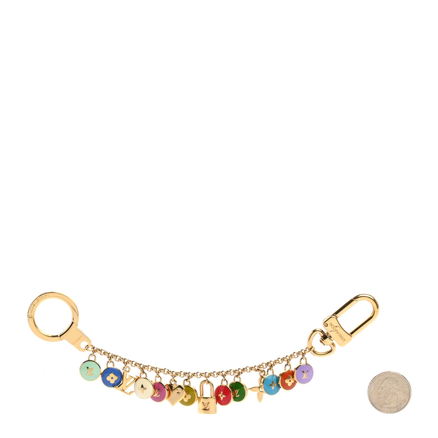 Louis Vuitton Pastilles Key Chain Bag Charm Multicolor 2 of 4