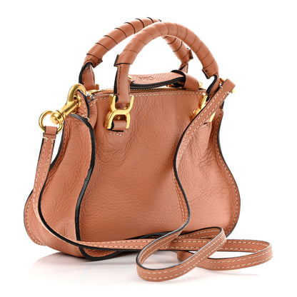 Chloe Calfskin Mini Marcie Satchel Muted Brown 3 of 12