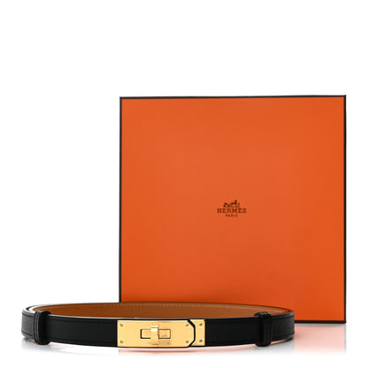 Hermes Epsom Kelly Belt Black 4 of 4