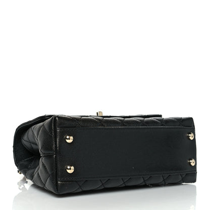 Chanel Caviar Quilted Mini Coco Handle Flap Black 4 of 10