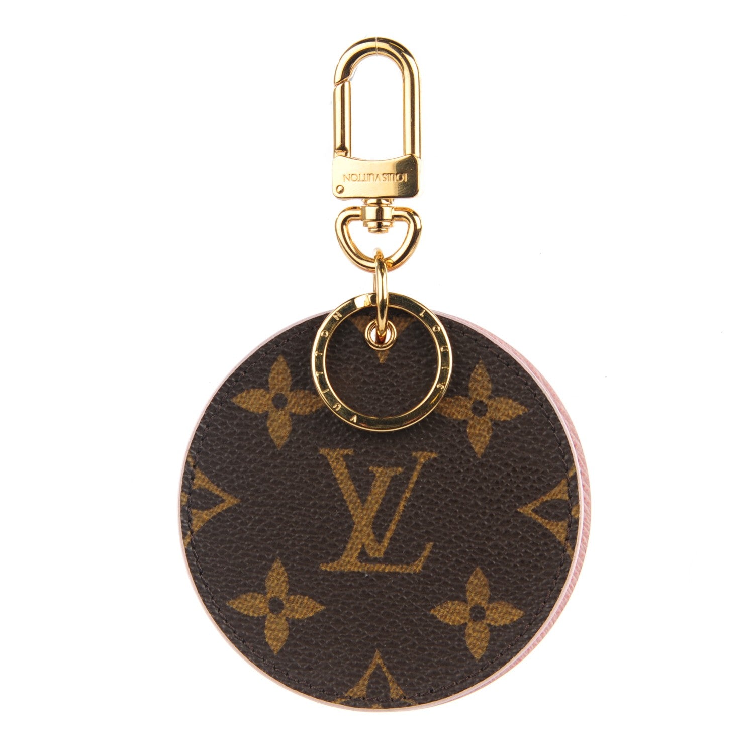 Louis Vuitton Monogram LV Mirror Key Holder Rose Ballerine 1 of 4