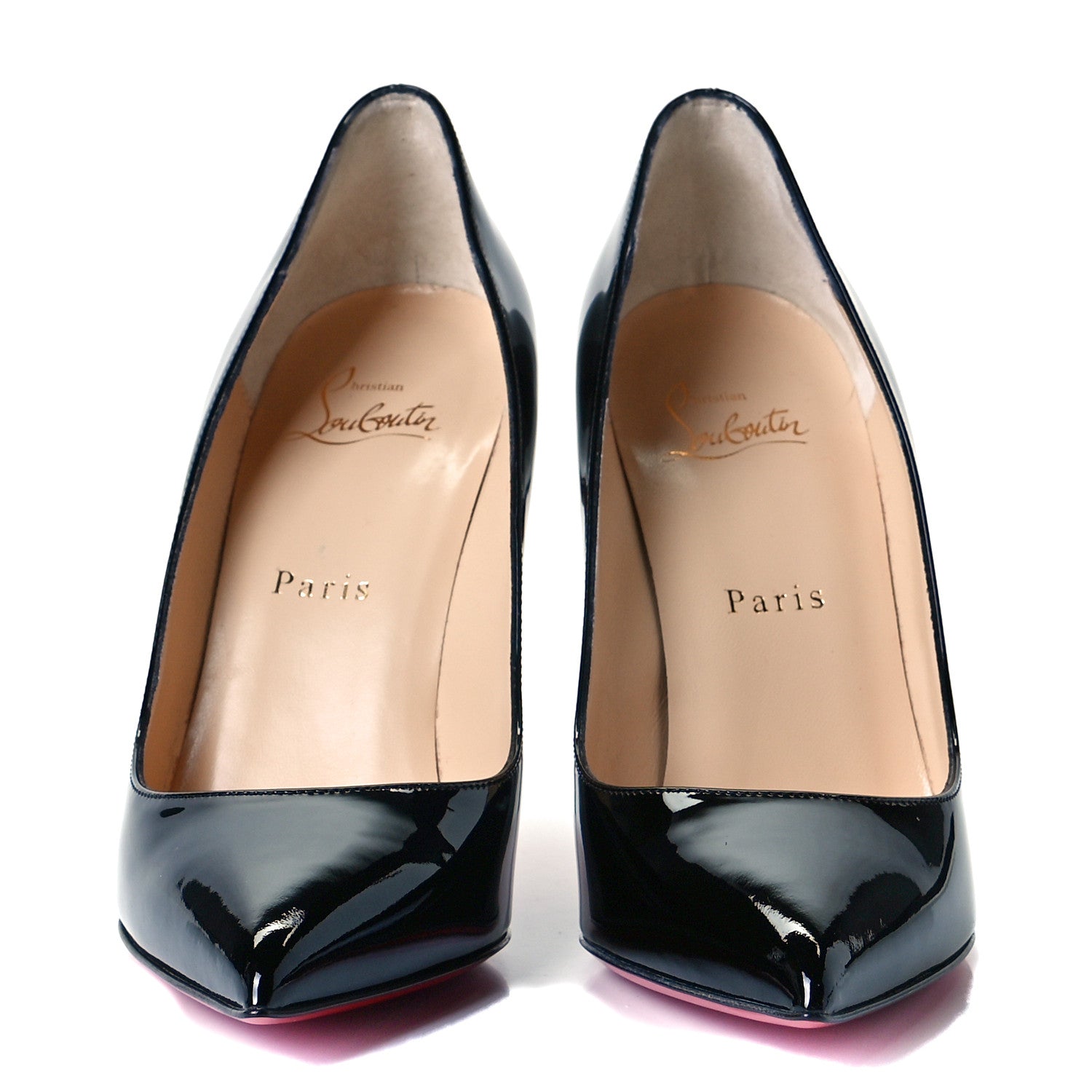 Christian Louboutin Patent Pigalle 100 Pumps 37.5 Black 3 of 9
