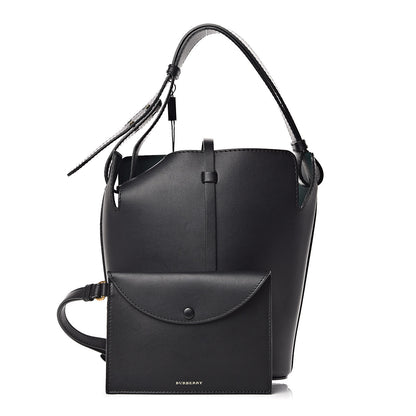 Burberry Supple Calfskin Medium Bucket Black 1 of 9