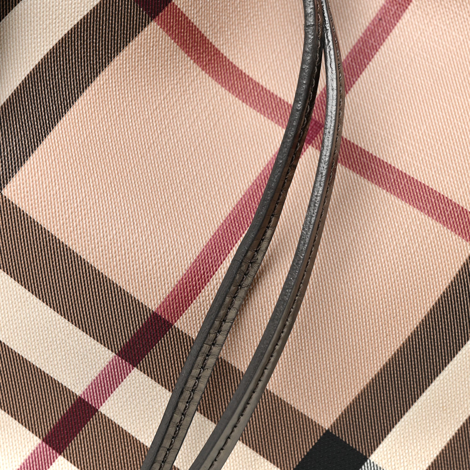 Burberry Supernova Check Drawstring Tote 6 of 24