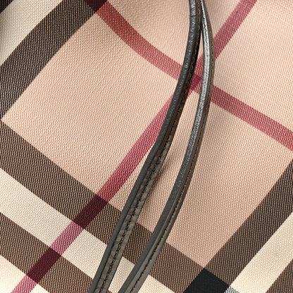 Burberry Supernova Check Drawstring Tote 6 of 24