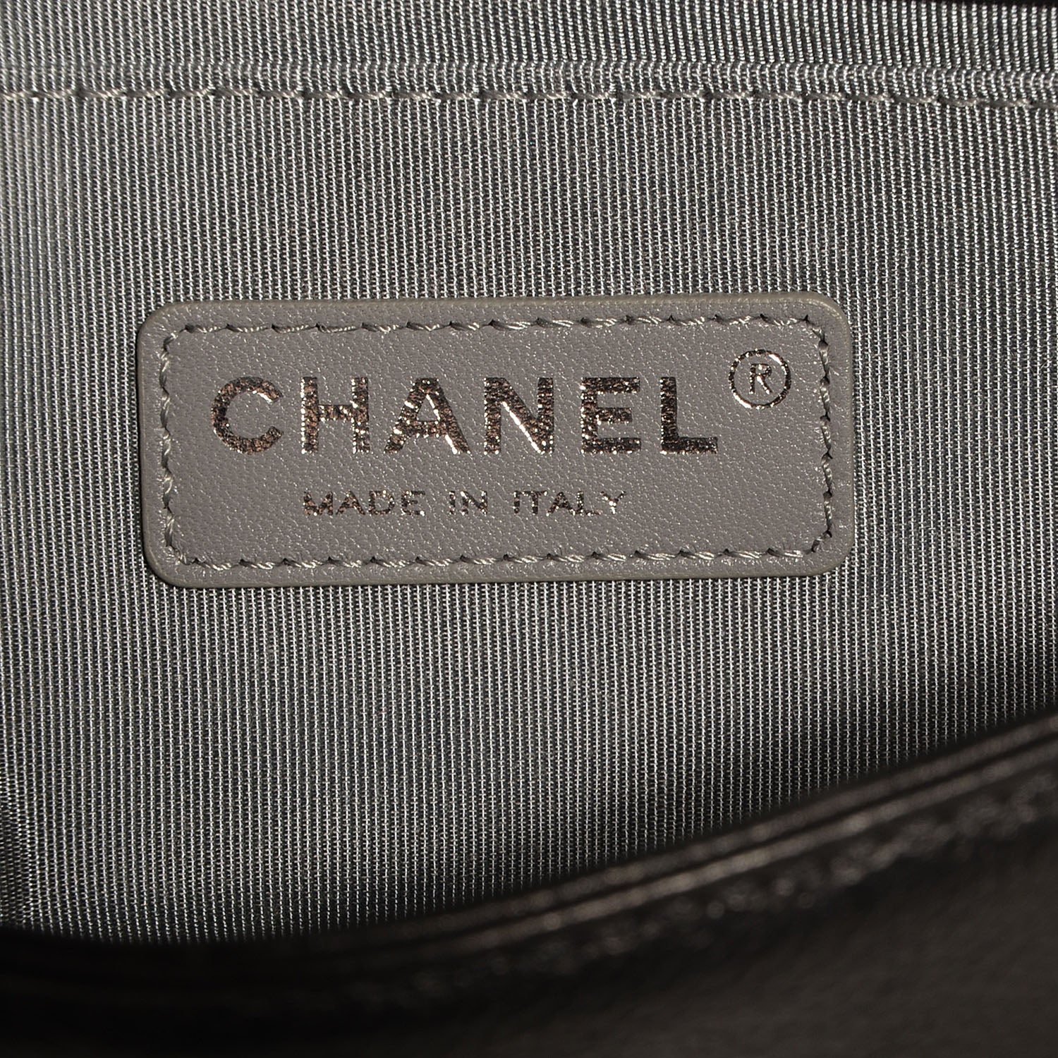 Chanel Metallic Calfskin Quilted Small Boy Flap Black 7 of 9
