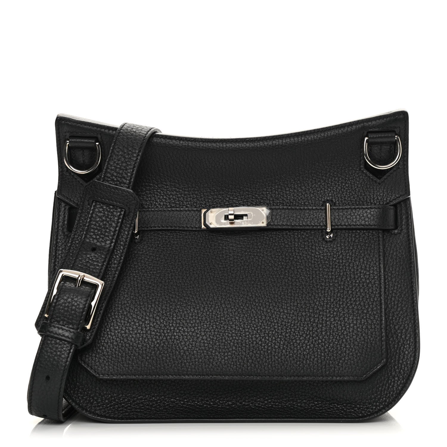 Hermes Taurillon Clemence Jypsiere 28 Black 1 of 11