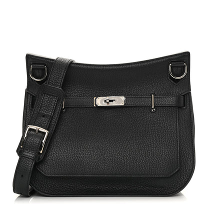 Hermes Taurillon Clemence Jypsiere 28 Black 1 of 11