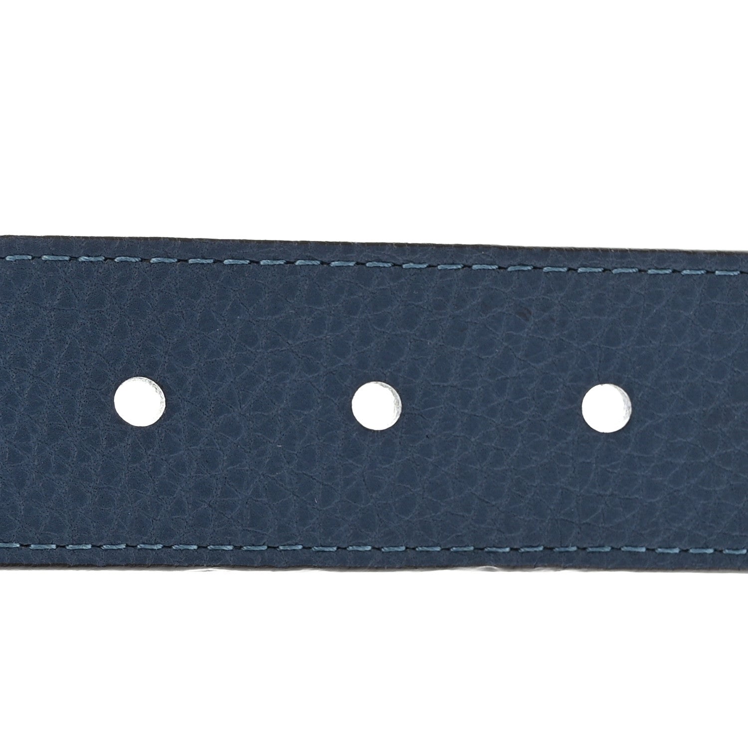 Louis Vuitton Taurillon 35mm Pont Neuf Belt 95 38 Blue 6 of 7