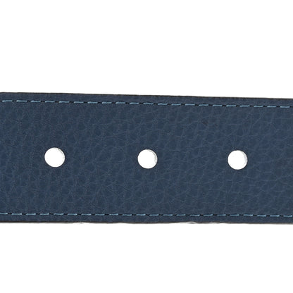 Louis Vuitton Taurillon 35mm Pont Neuf Belt 95 38 Blue 6 of 7