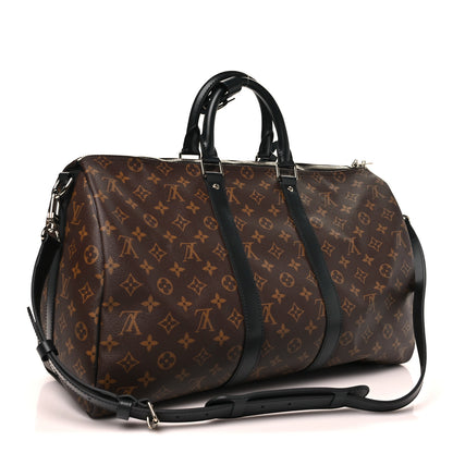 Louis Vuitton Monogram Macassar Keepall Bandouliere 45 2 of 9