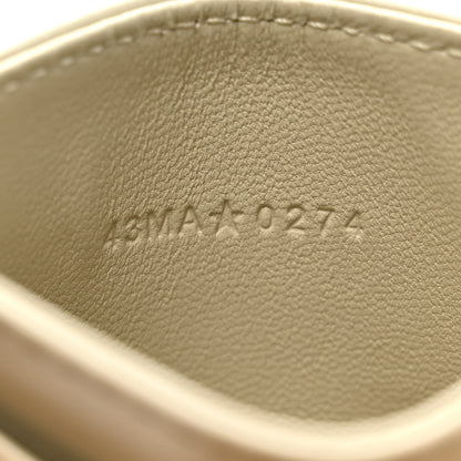 Christian Dior Lambskin Pearl Cannage Dior Jolie Freesia Card Holder Powder Beige 7 of 7