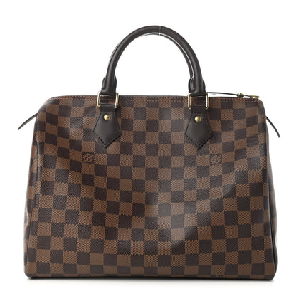 Louis Vuitton Damier Ebene Speedy 30 1 of 9