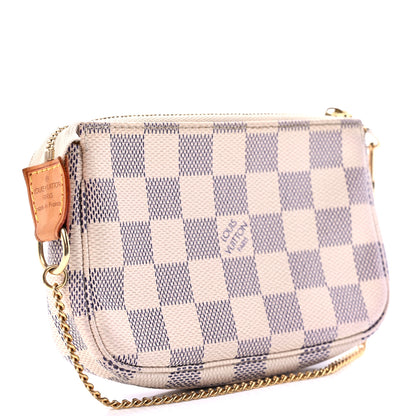 Louis Vuitton Damier Azur Mini Pochette Accessories 3 of 9