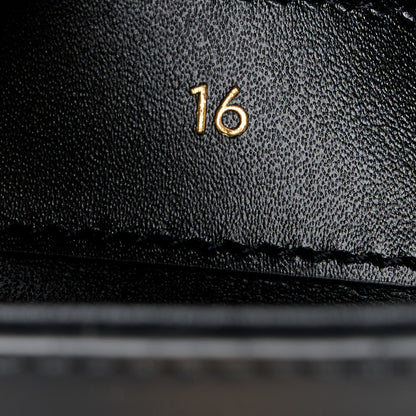 Celine Satinated Calfskin Mini 16 Top Handle Bag Black 7 of 14