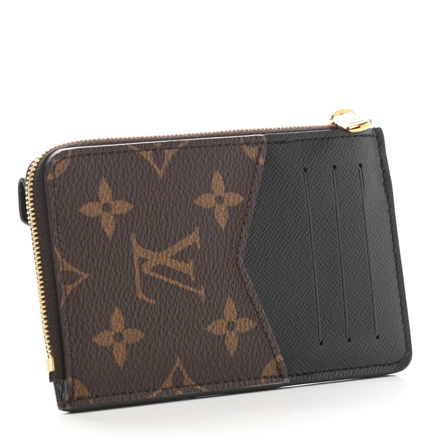 Louis Vuitton Monogram Recto Verso Card Holder Black 2 of 6