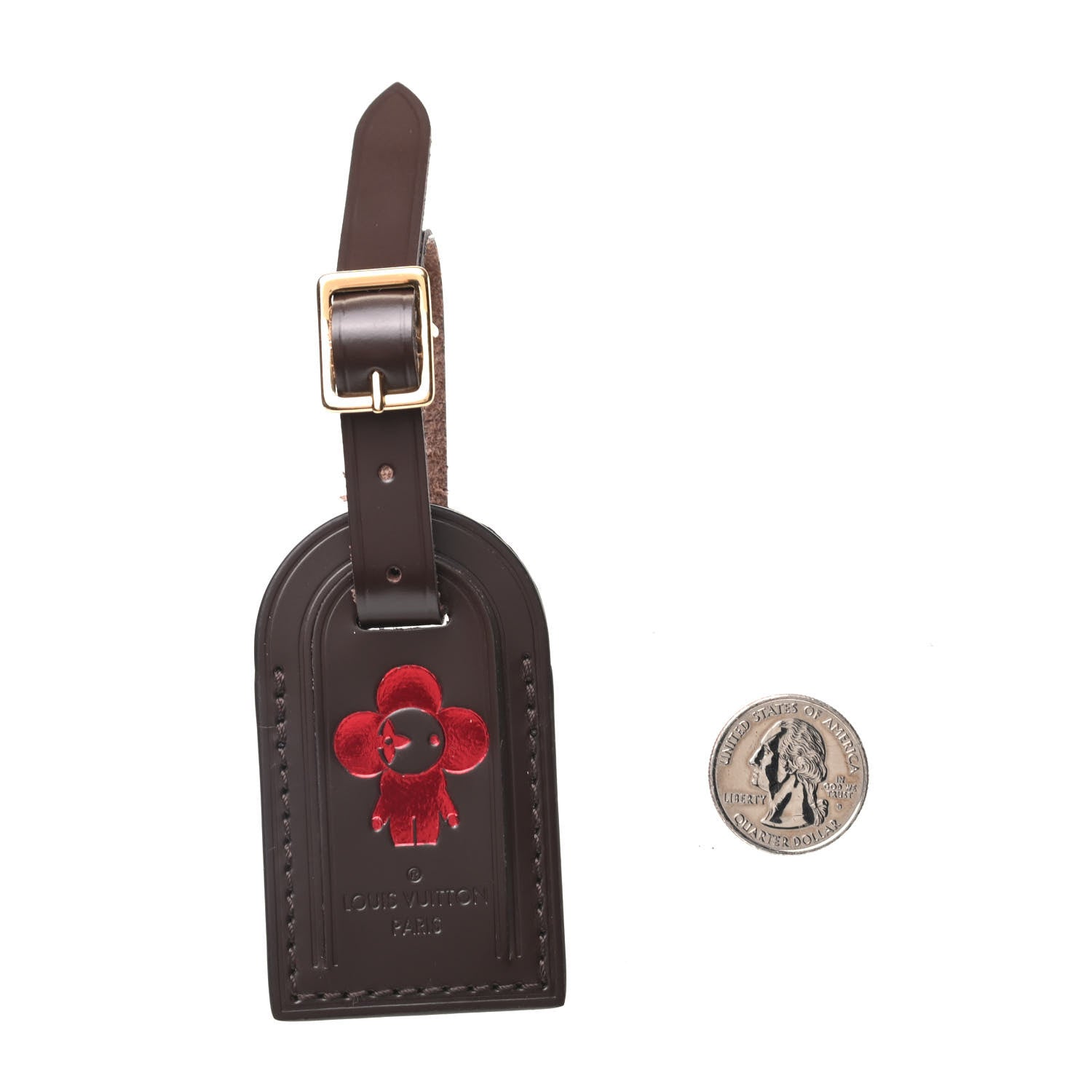 Louis Vuitton Calfskin Small Luggage Tag Ebene 2 of 3
