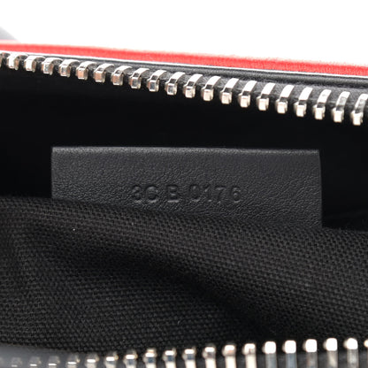 Givenchy Calfskin Small Embroidered Frame Antigona Black Red 7 of 11