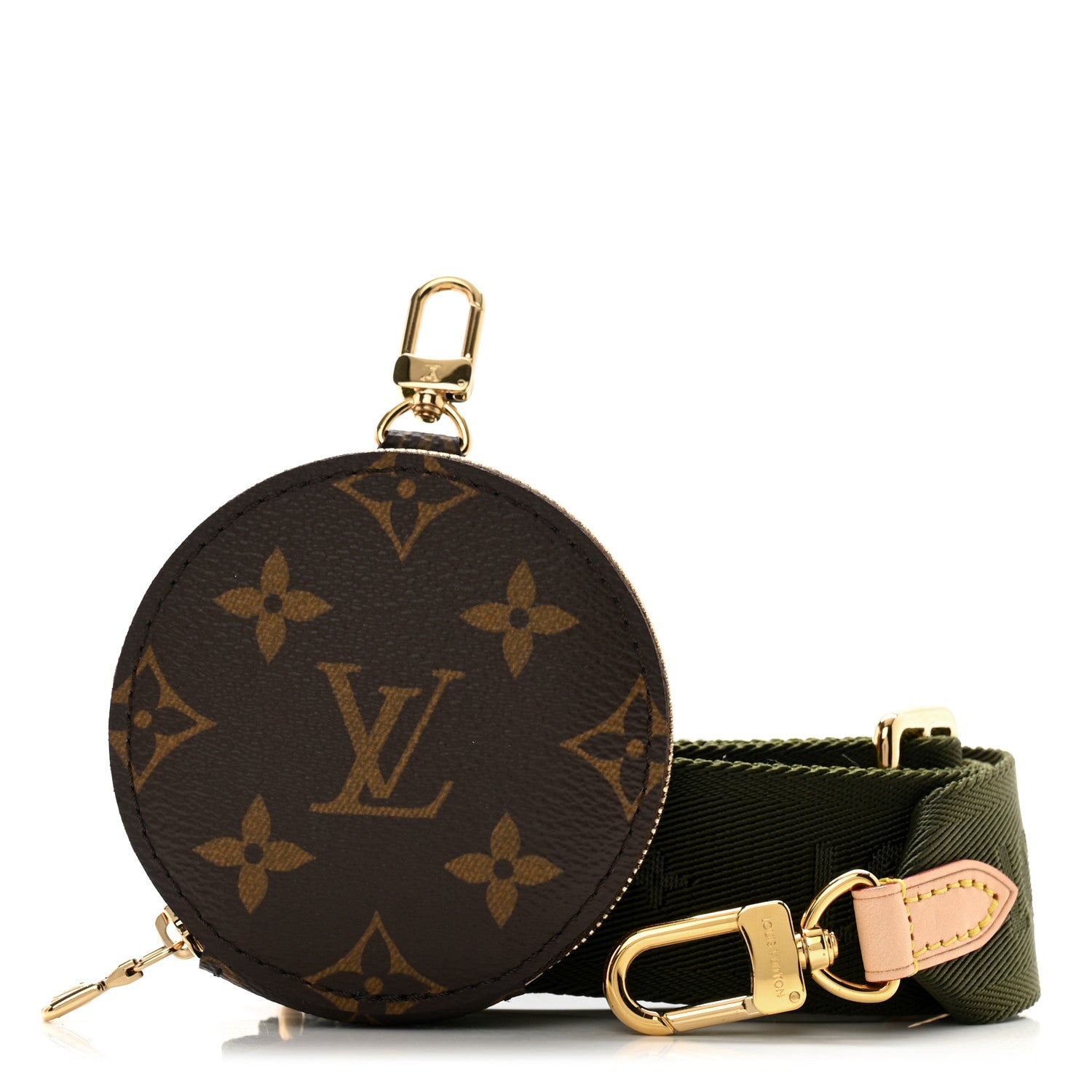 Louis Vuitton Monogram Multi Pochette Accessories Bandouliere Shoulder Strap Kaki 1 of 9