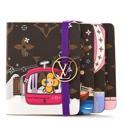 Louis Vuitton Monogram 2019 Christmas Animation Set of 4 Mini Jules Notebooks 1 of 6