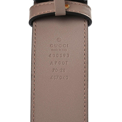 Gucci Calfskin Double G 40mm Belt 70 28 Porcelain Rose 3 of 5