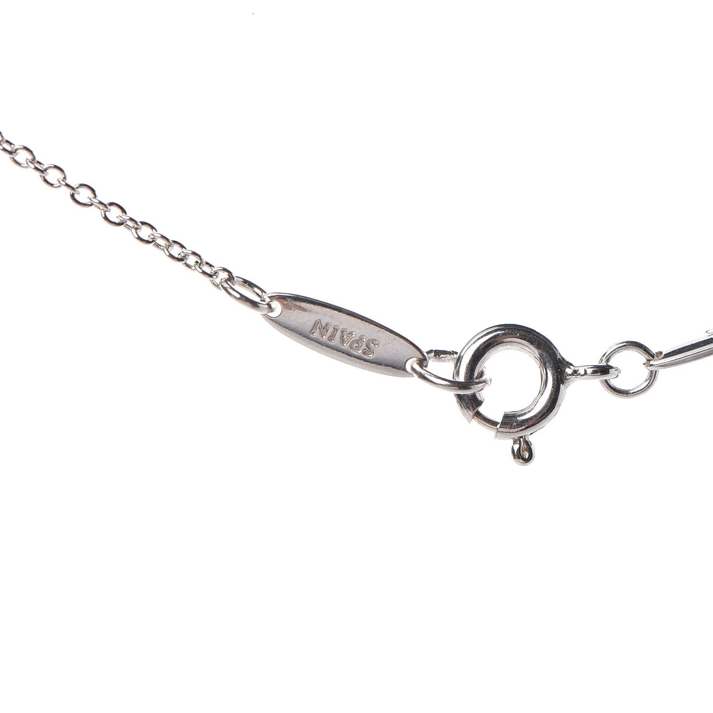 Sterling Silver Elsa Peretti Letter "T" Pendant Necklace