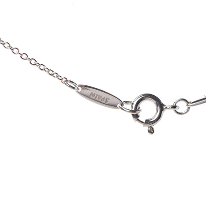 Tiffany Sterling Silver Elsa Peretti Letter "T" Pendant Necklace 5 of 6