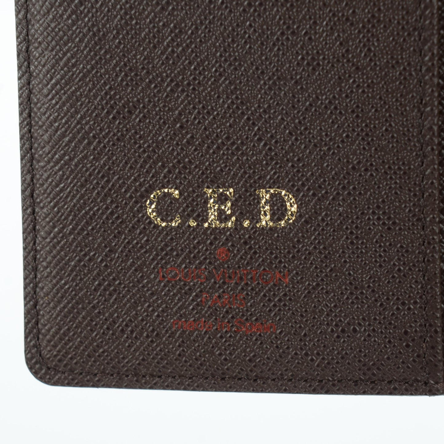 Damier Ebene Small Ring Agenda Cover