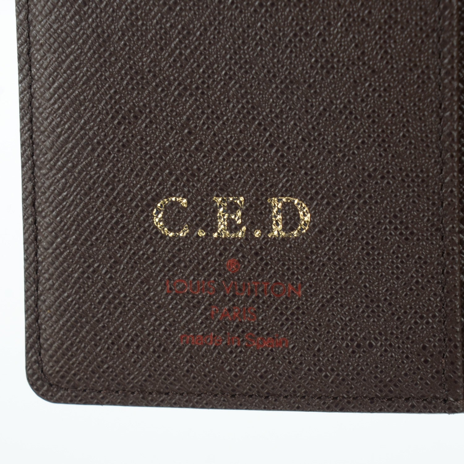 Louis Vuitton Damier Ebene Small Ring Agenda Cover 7 of 8