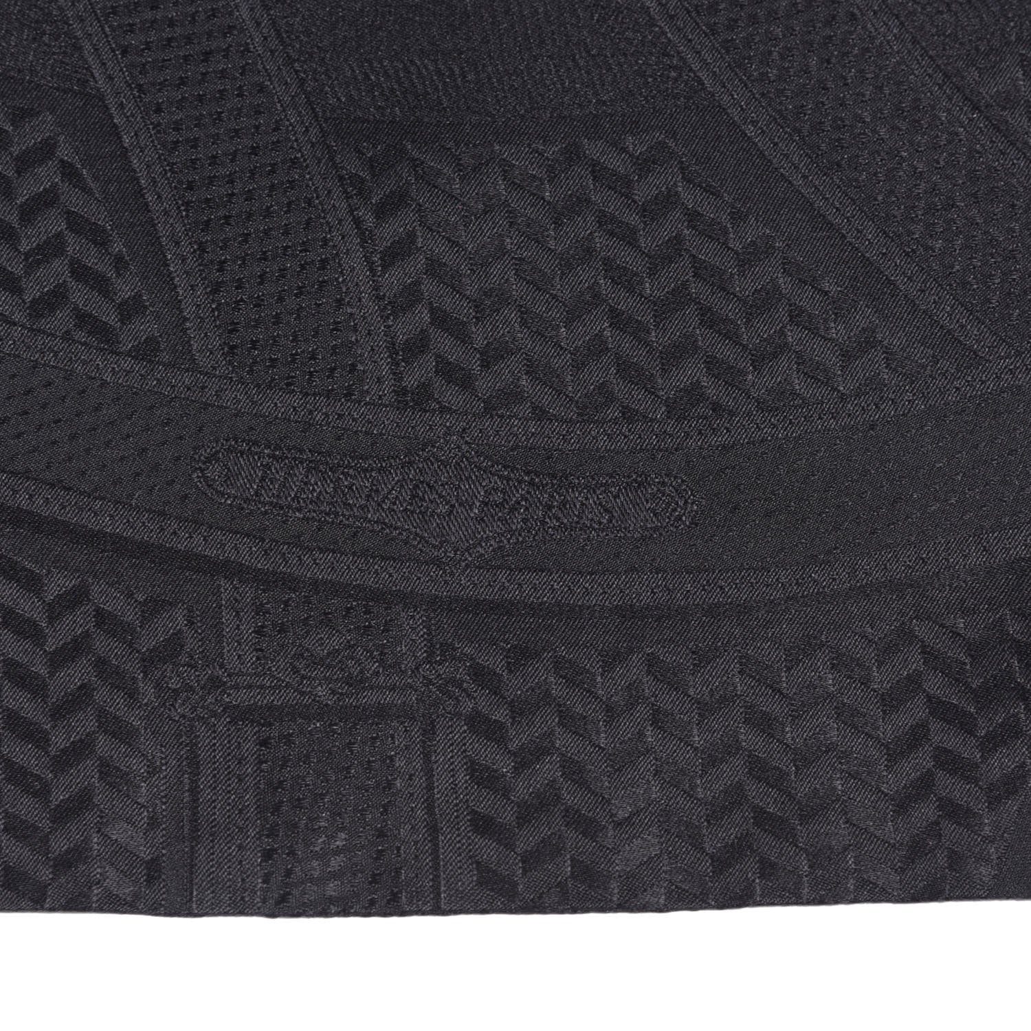 Hermes Silk Cavalcadour Maxi Twilly Black 4 of 4