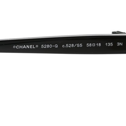 Chanel Acetate CC Bow Sunglasses 5280-Q Beige Black 5 of 8