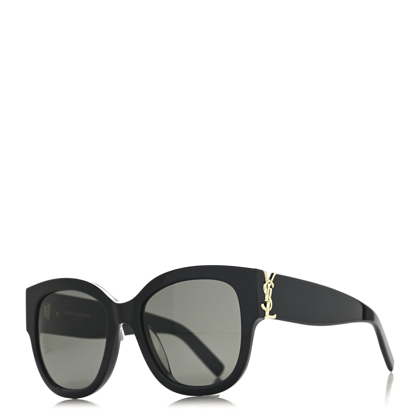 Acetate Cateye Sunglasses SL M95 F Black
