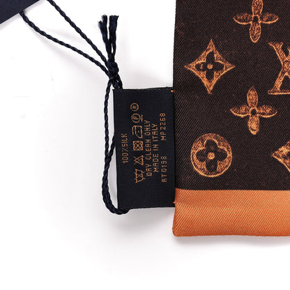 Louis Vuitton Silk Catogram Classic Bandeau Marron 5 of 6