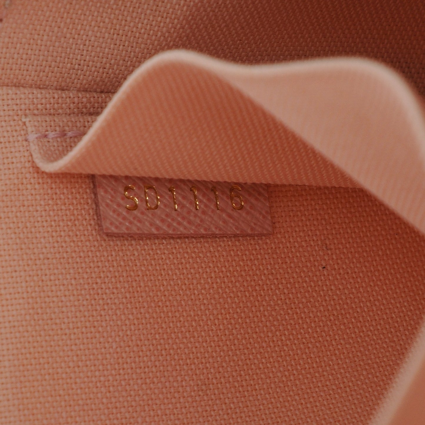 Damier Azur Pochette Felicie Chain Wallet Rose Ballerine