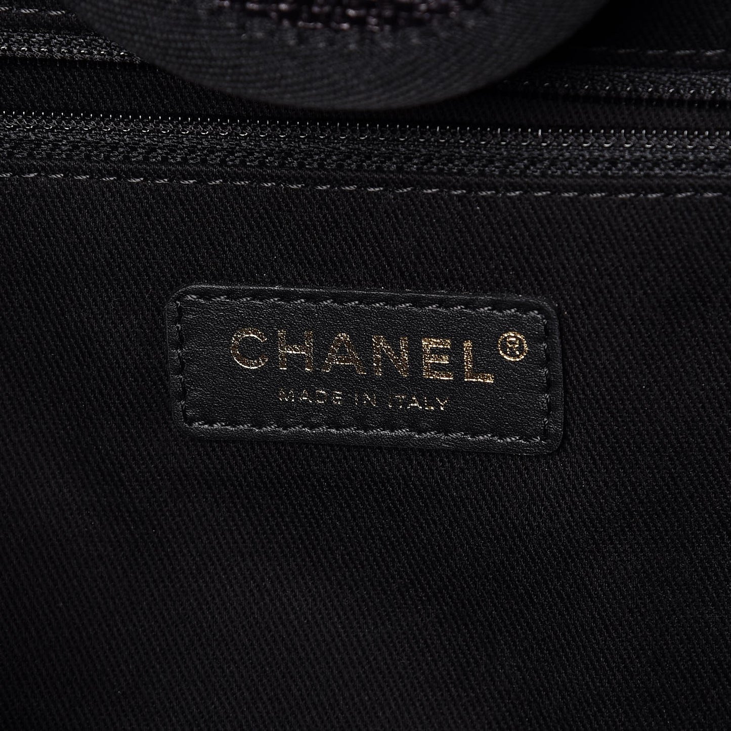 Woven Straw Raffia Large Deauville Tote Black