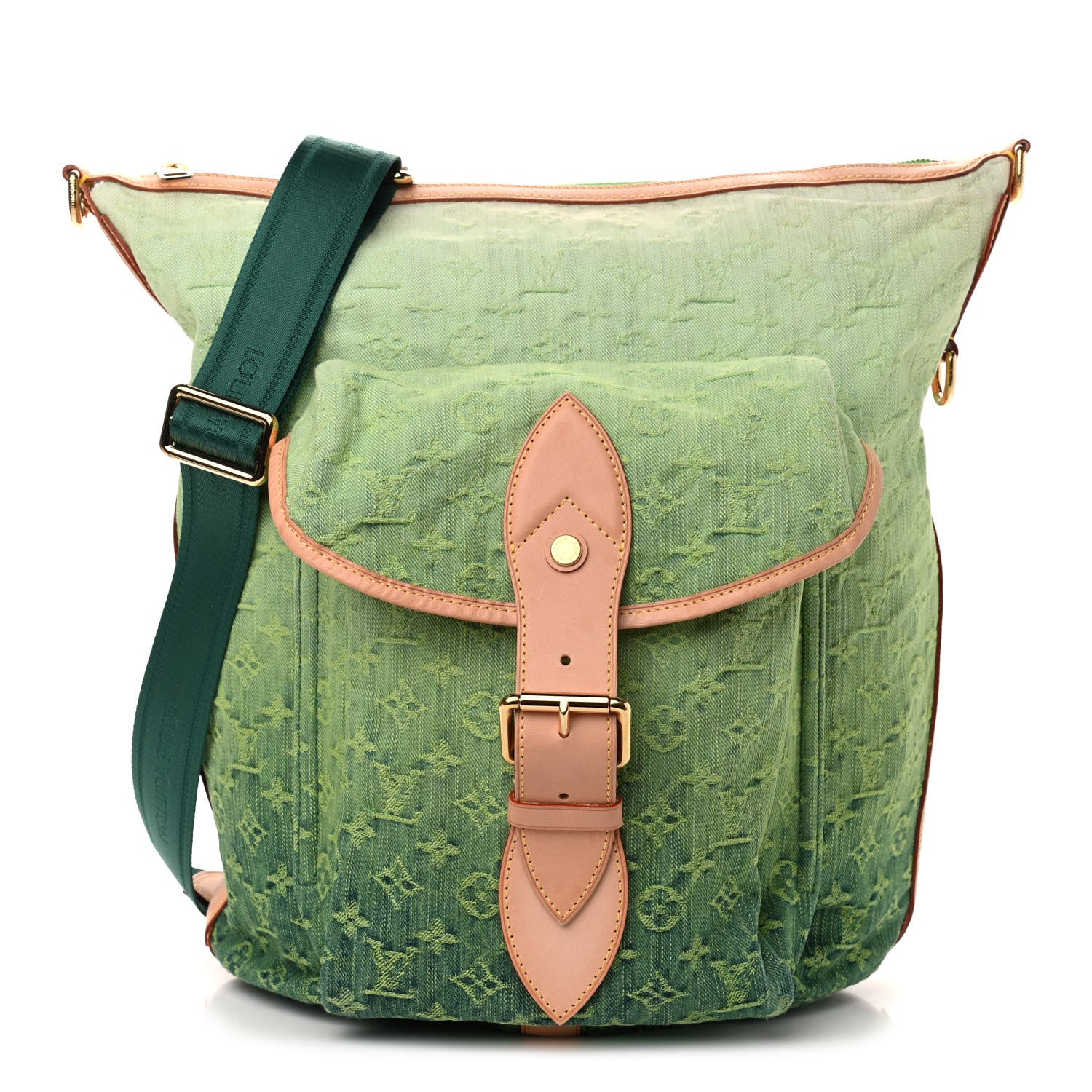 Louis Vuitton Denim Sunburst PM Messenger Vert 1 of 9