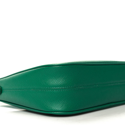 Prada Saffiano Lux Mini Re-Edition Shoulder Bag Mango 8 of 9