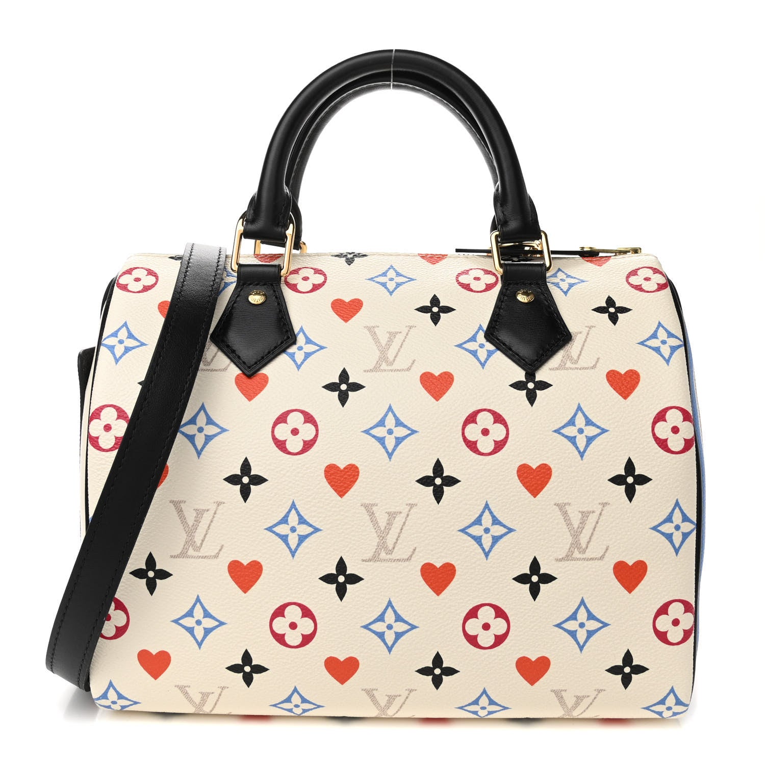 Louis Vuitton Game On Speedy Bandouliere 25 White 1 of 9