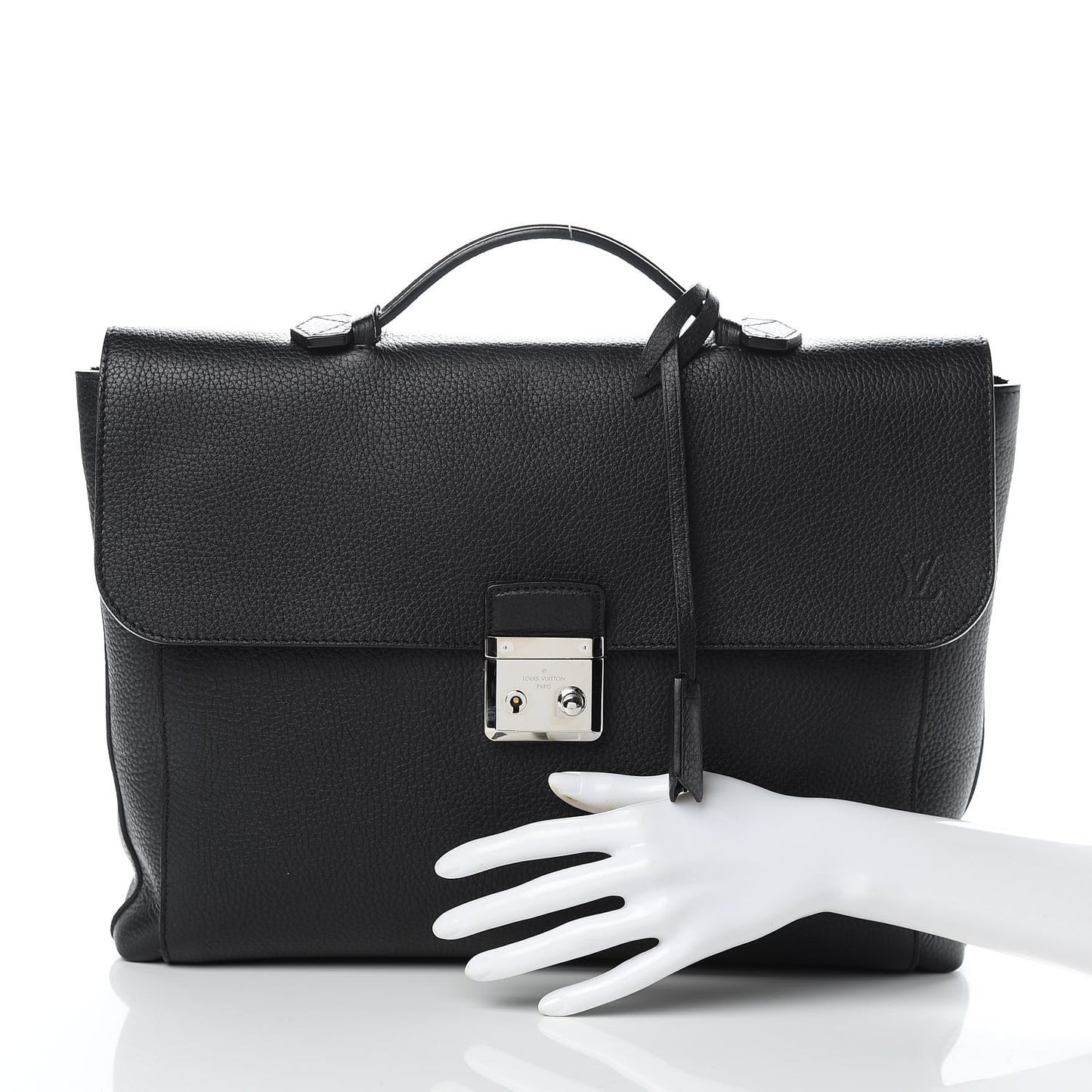 Taurillon Serviette Dorain Briefcase Black