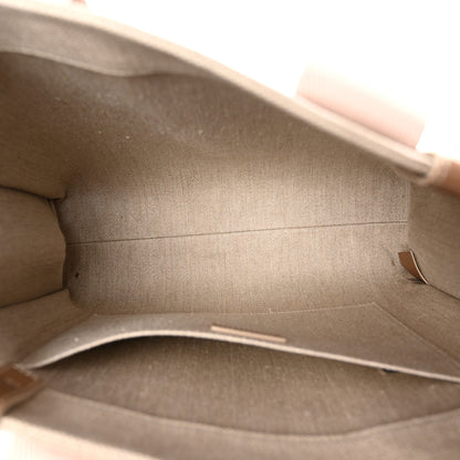 Chloe Linen Calfskin Medium Woody Ribbon Tote Blushy Beige 5 of 10