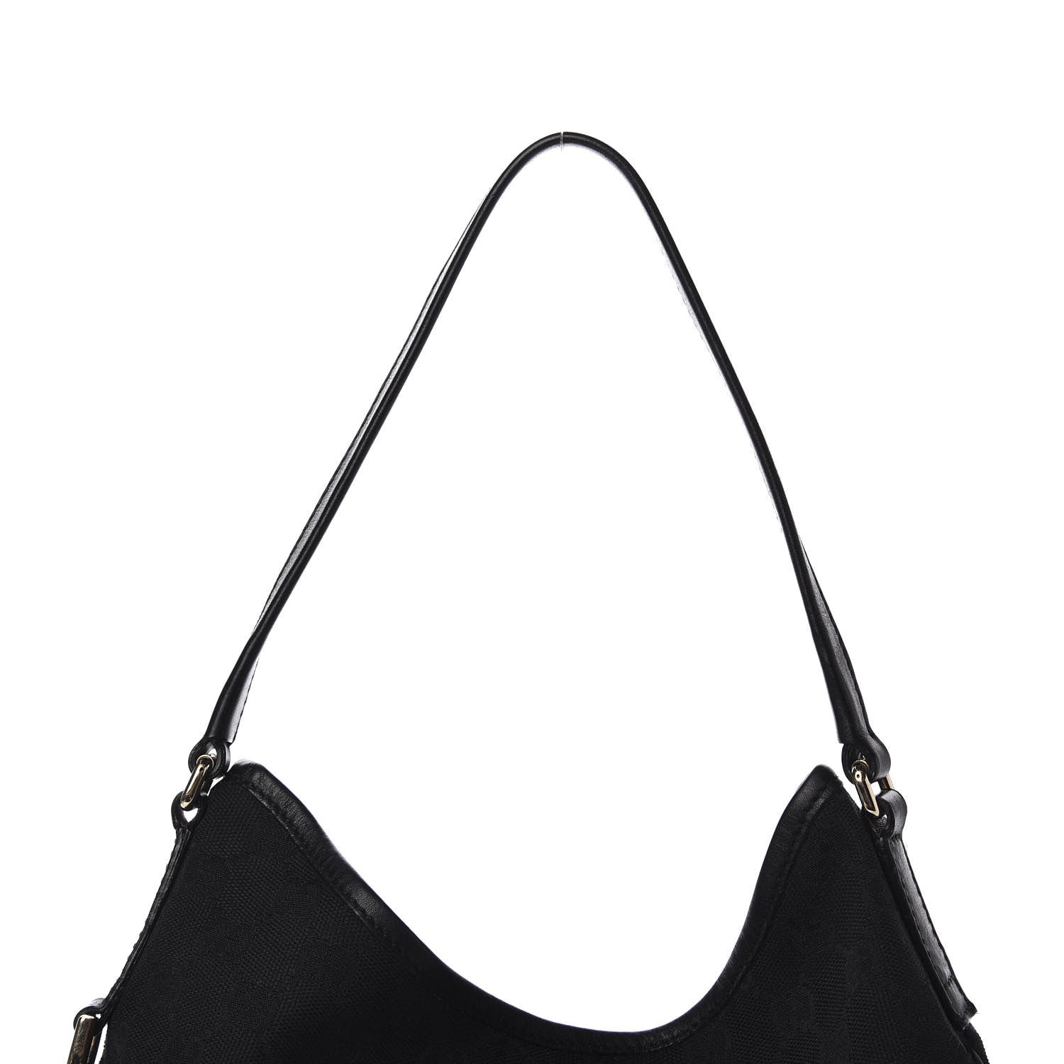 Gucci Monogram Medium New Britt Hobo Black 11 of 13