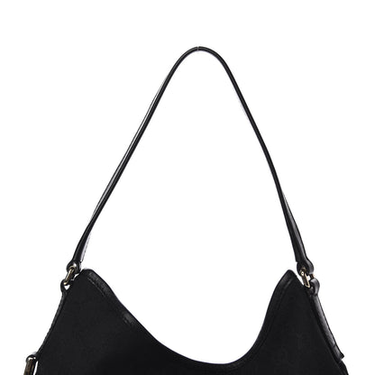 Gucci Monogram Medium New Britt Hobo Black 11 of 13
