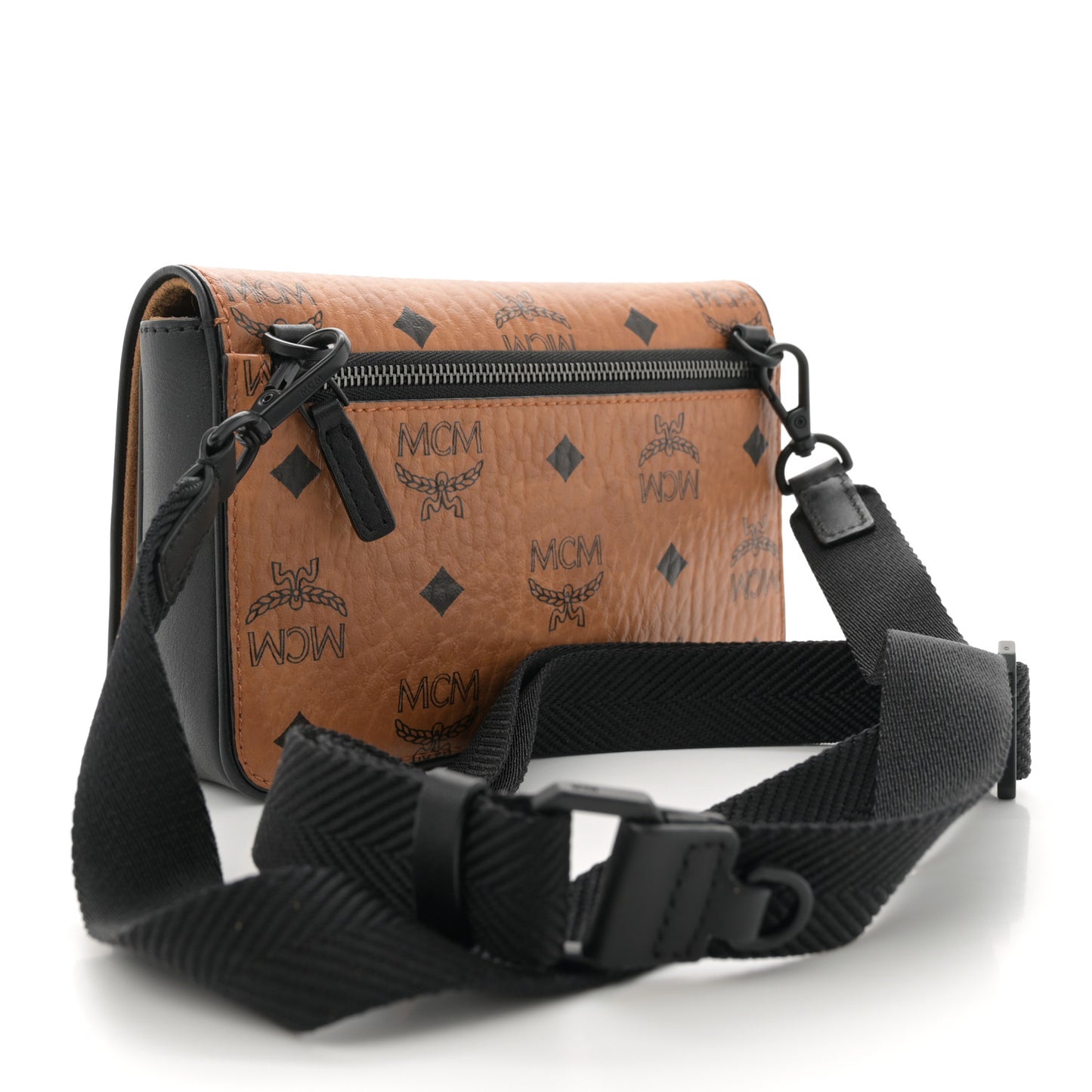 Visetos Monogram Mini Aren Camera Bag Cognac
