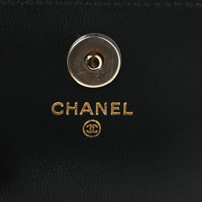 Chanel Goatskin Quilted Airpods Pro Case Belt Black 8 of 16