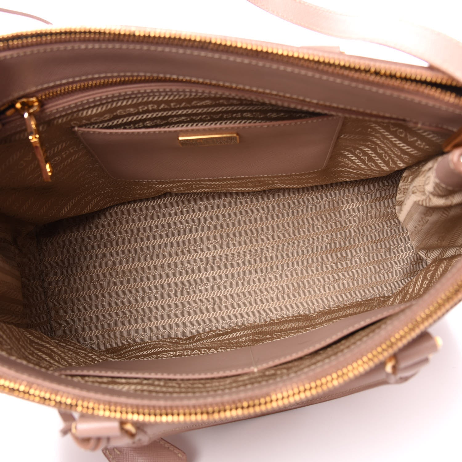 Prada Saffiano Medium Galleria Double Zip Tote Cammeo 6 of 11